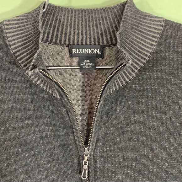 🌟 Reunion Menswear Silk Blend Sweater Size XXL - Picture 2 of 5